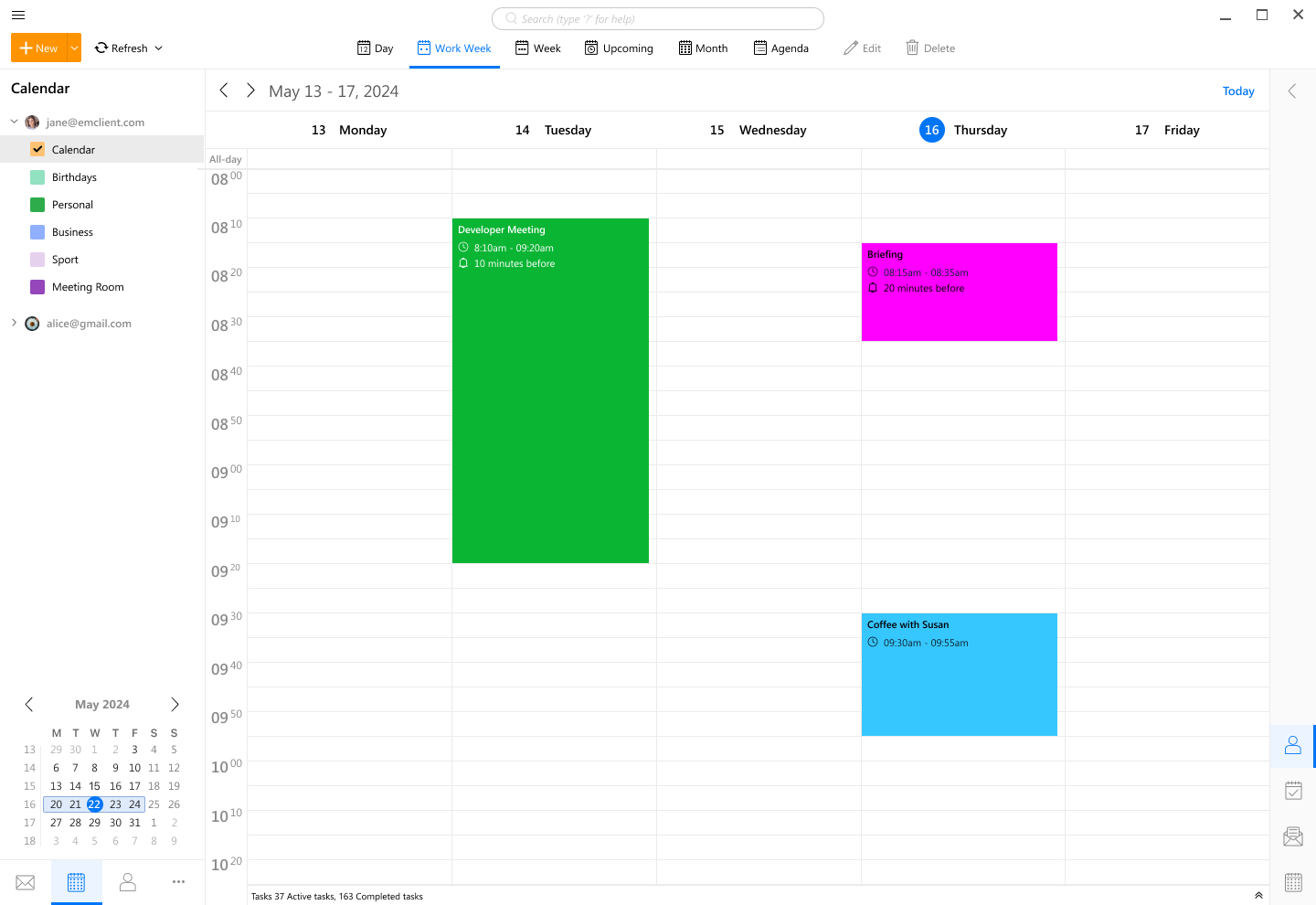 screenshot calendar