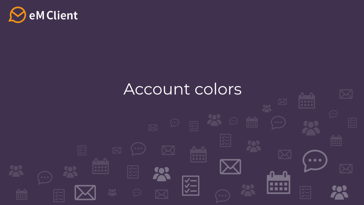 Account colors