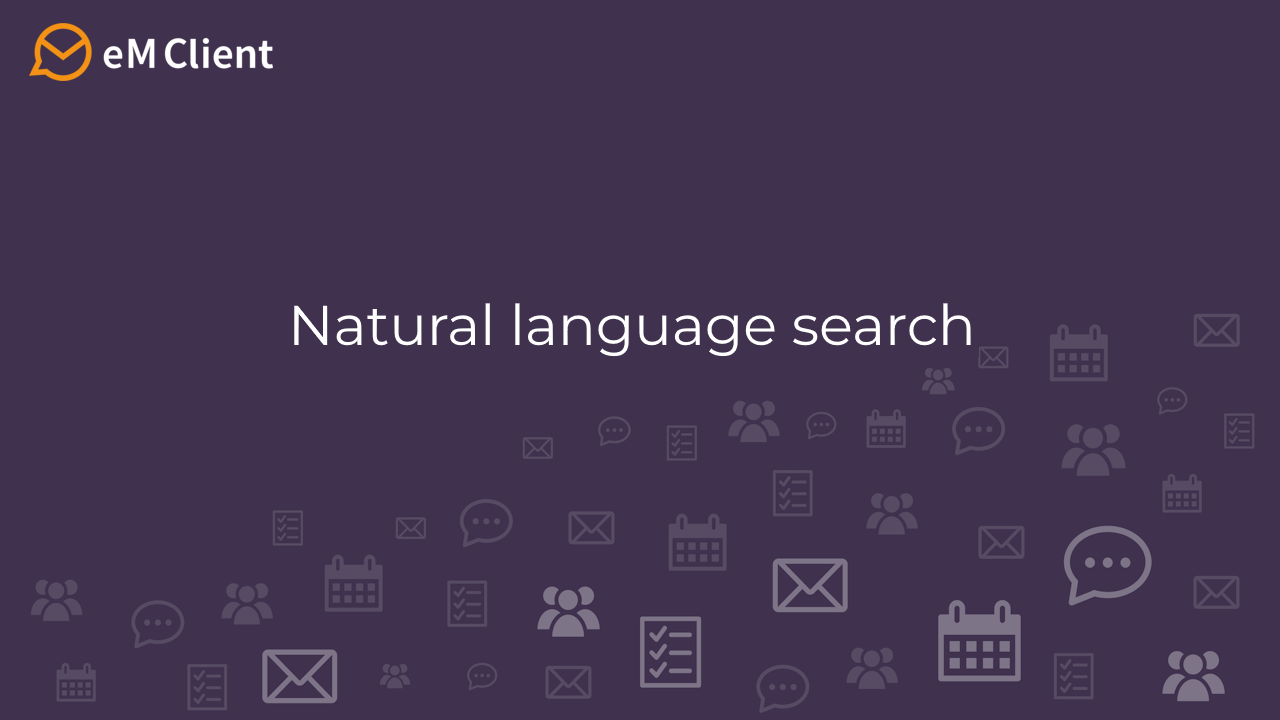 Natural language search